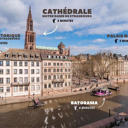 Apartament Le Batelier - Hyper-Centre, Vue Unique Cathedrale Strasburg Zewnętrze zdjęcie