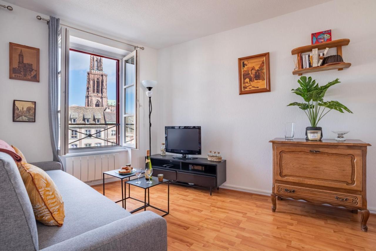 Apartament Le Batelier - Hyper-Centre, Vue Unique Cathedrale Strasburg Zewnętrze zdjęcie