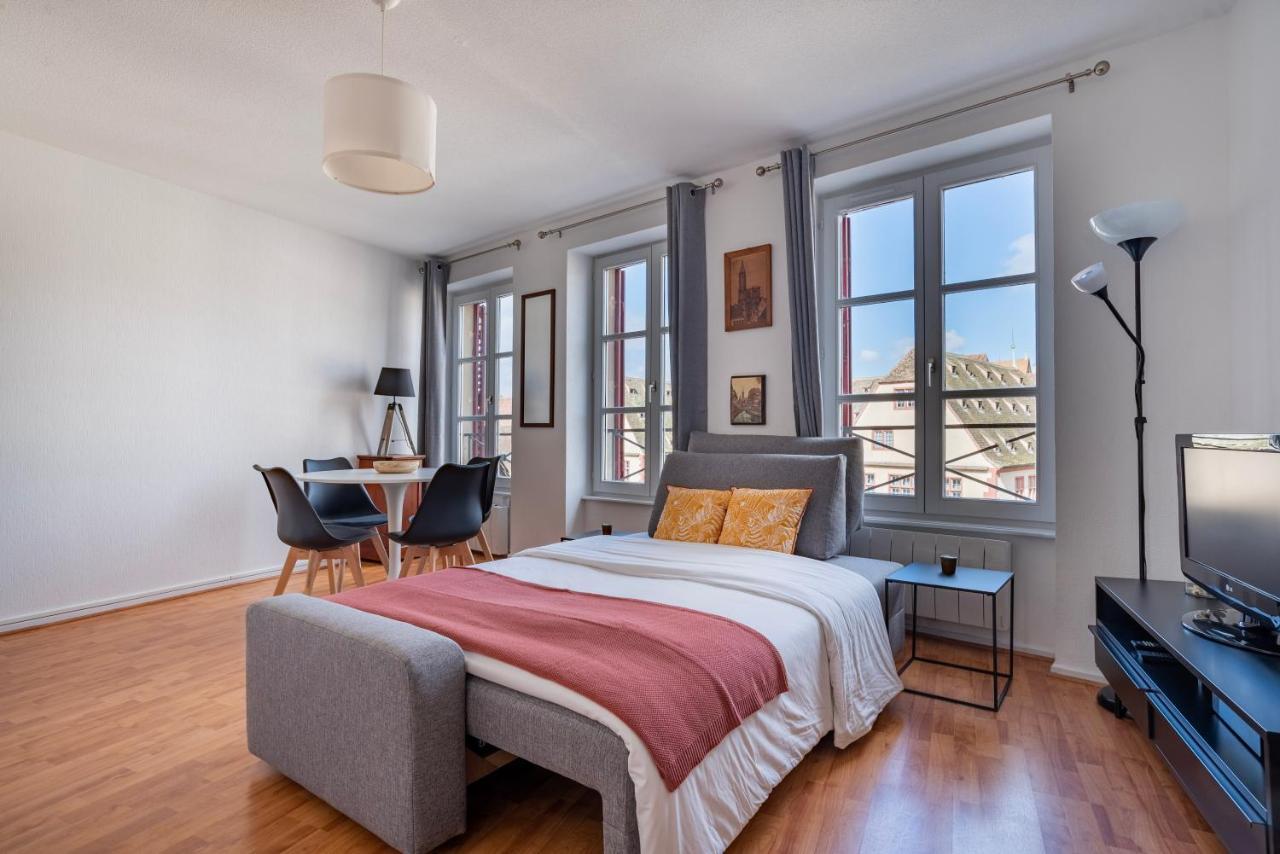 Apartament Le Batelier - Hyper-Centre, Vue Unique Cathedrale Strasburg Zewnętrze zdjęcie