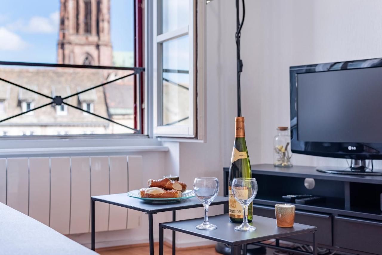 Apartament Le Batelier - Hyper-Centre, Vue Unique Cathedrale Strasburg Zewnętrze zdjęcie
