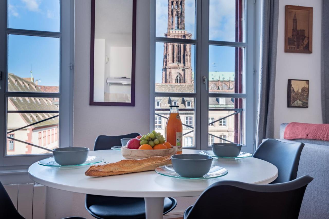 Apartament Le Batelier - Hyper-Centre, Vue Unique Cathedrale Strasburg Zewnętrze zdjęcie
